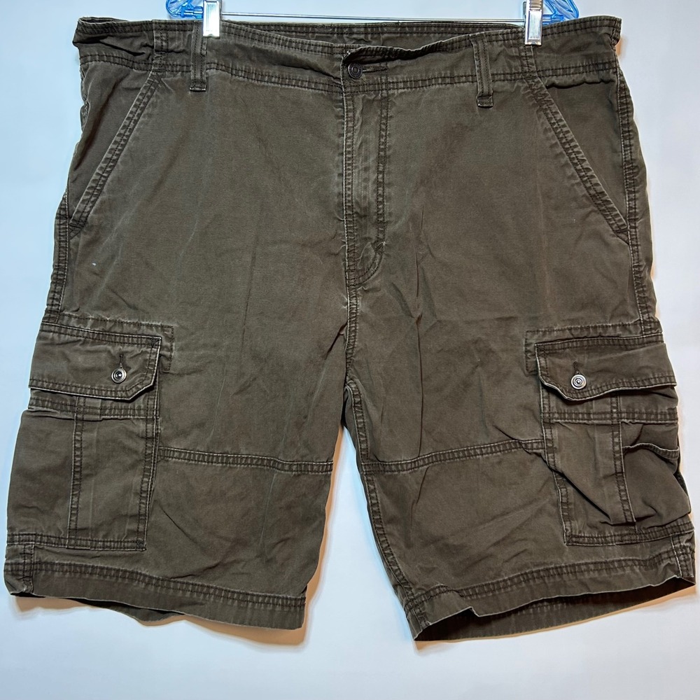 Levi's Cargo Shorts‎ Mens 42 Brown Cotton Utility Multi Pocket Gorpcore Rugged